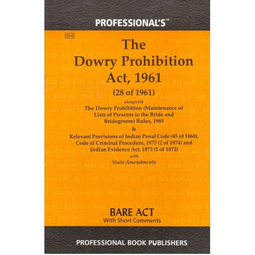 Professional's Dowry Prohibition Act, 1961 Bare Act